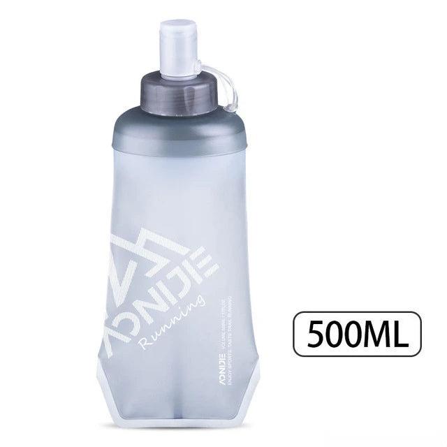 Folding Soft Water Bottle – 500ml Running & Hiking