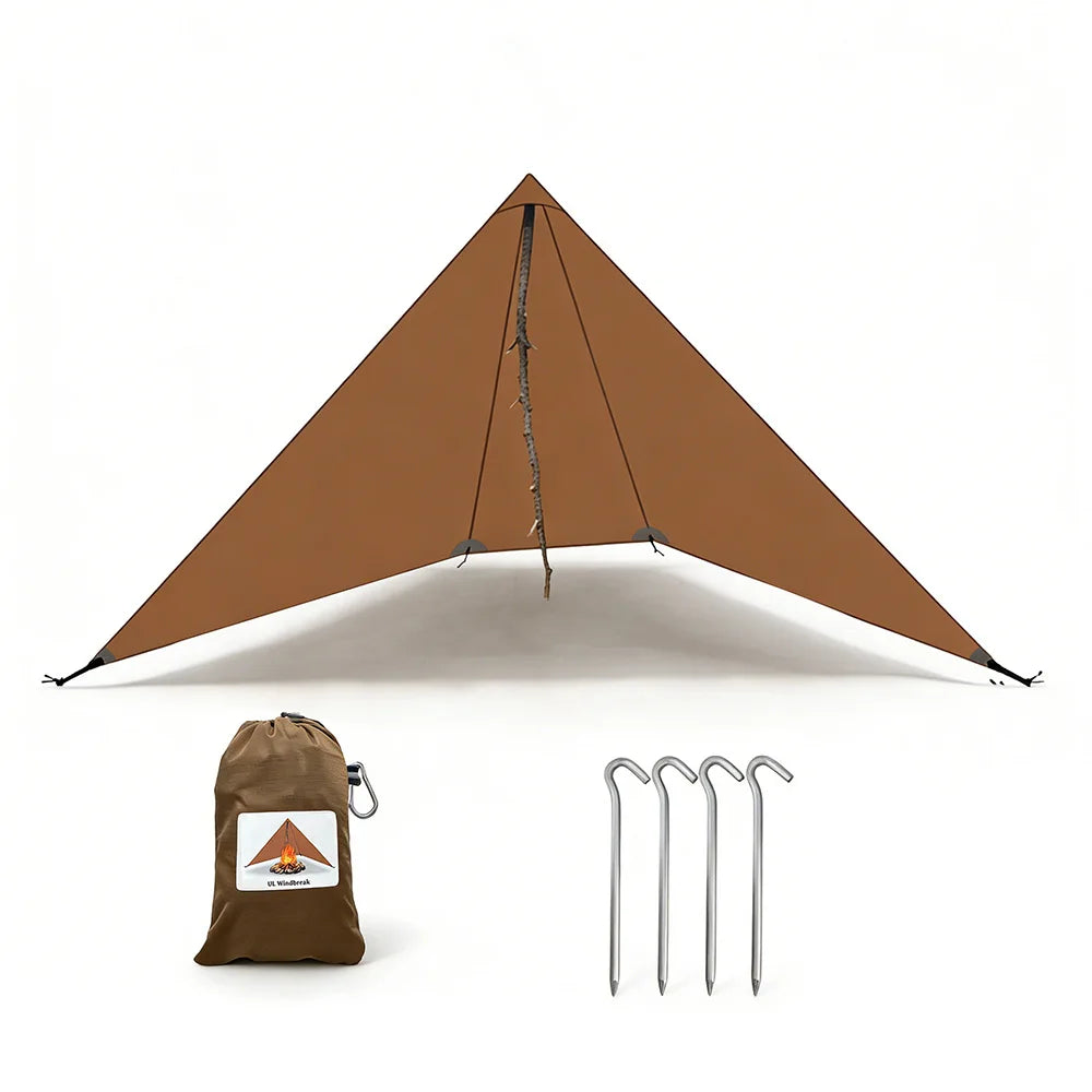 Ultralight Camping Stove Windscreen – Wind & Privacy Shield