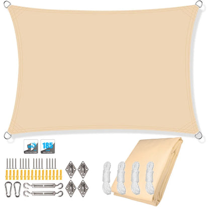 Waterproof Sun Shade Sail Canopy for Outdoor Patio