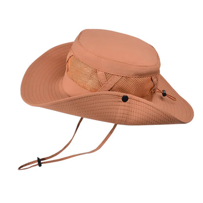 Wide Brim Outdoor Sun Hat – Breathable UV Protection