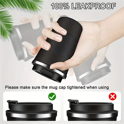 Stainless Steel Insulated Travel Mug – Leakproof & Portable