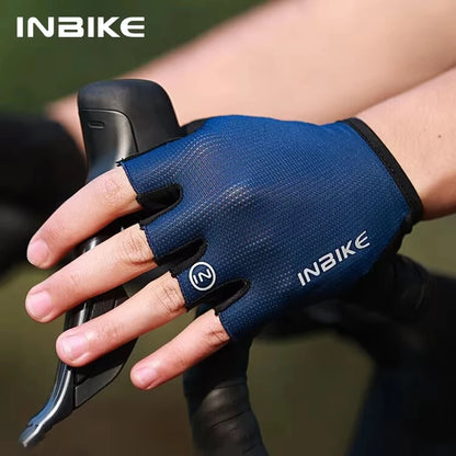 INBIKE Half Finger Cycling Gloves – Shock Absorption & Breathable