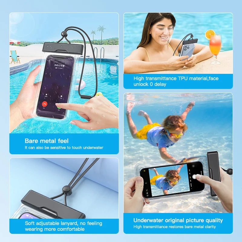 Waterproof Phone Pouch for Swimming & Outdoor Protection