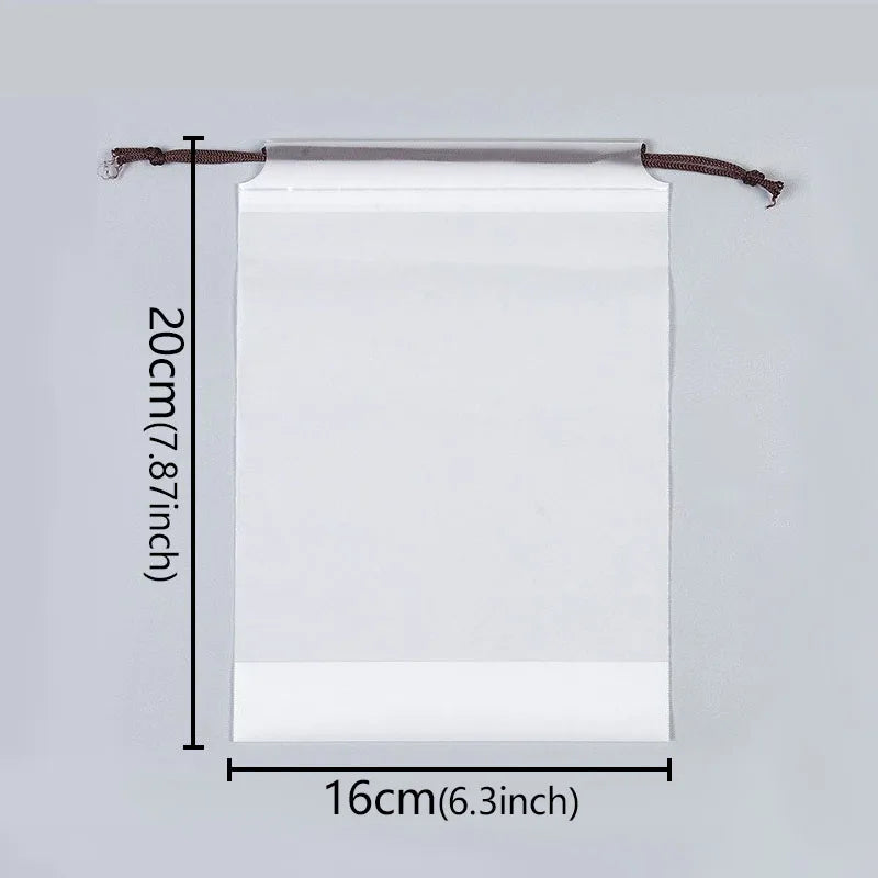 Transparent Drawstring Travel Bag Waterproof & Multipurpose
