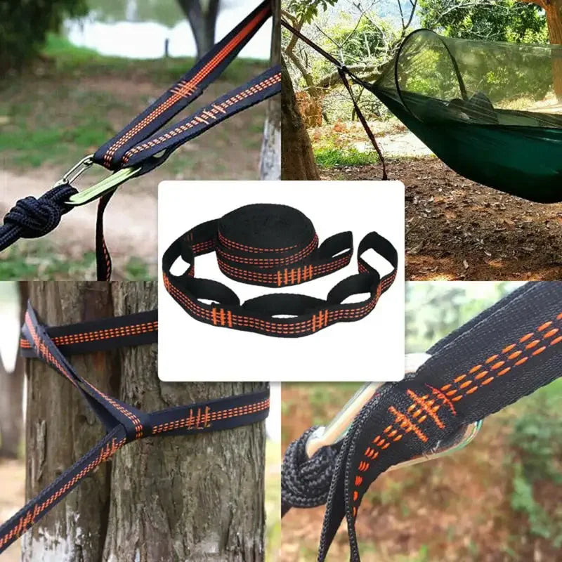 Hammock Straps Heavy Duty 5-Ring Suspension