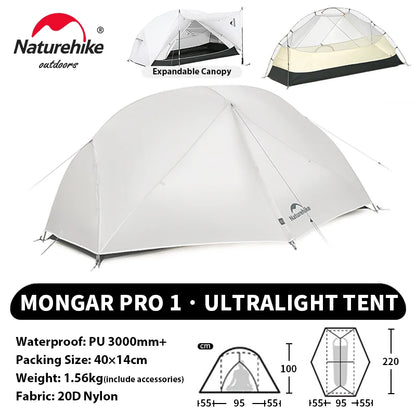 Ultralight Camping Tent 2 Person – Waterproof & Compact