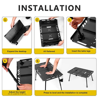 Lightweight Folding Camping Table for Easy Outdoor Cooking