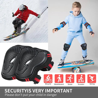 Kids Protective Gear Set – Knee, Elbow & Wrist Pads