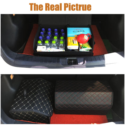 Car Trunk Organizer Box – Foldable Large Capacity Storage