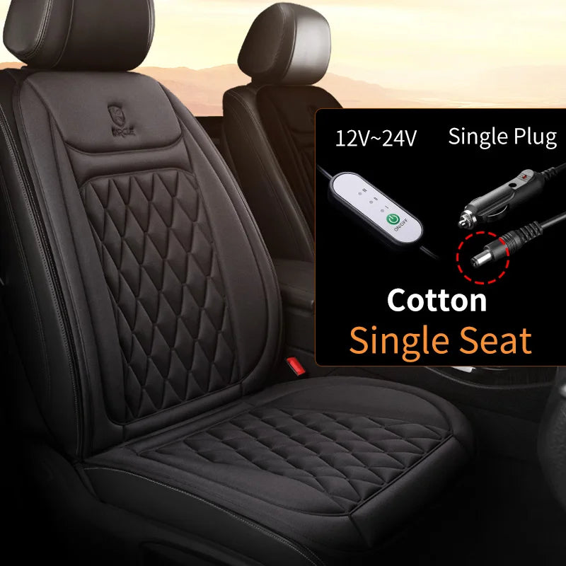 Heated Car Seat Cushion for Winter Driving Comfort