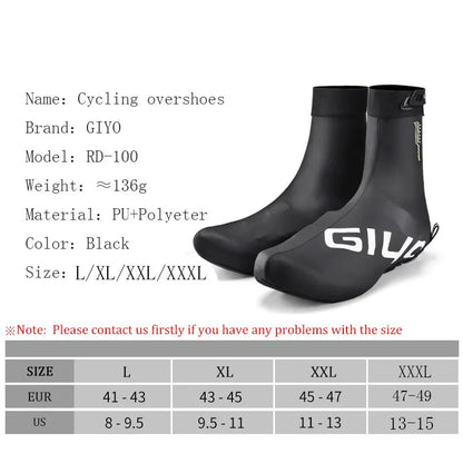 Waterproof Cycling Shoe Covers for Warm Dry Rides