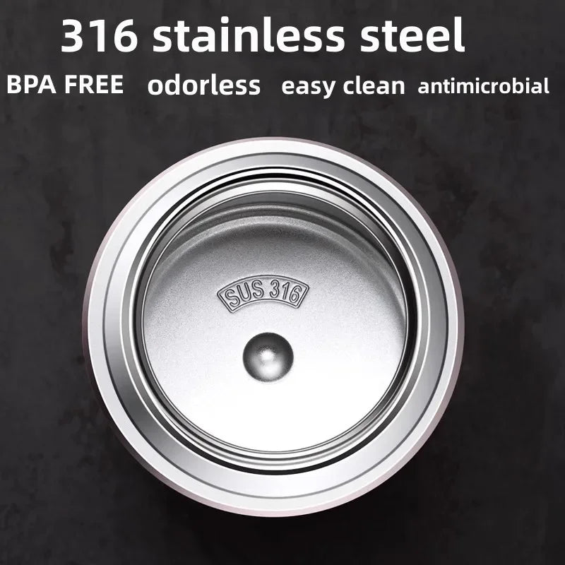 Stainless Steel Food Thermos Keeps Meals Hot & Fresh