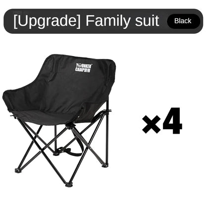 Folding Moon Camping Chair for Comfortable Outdoor Seating