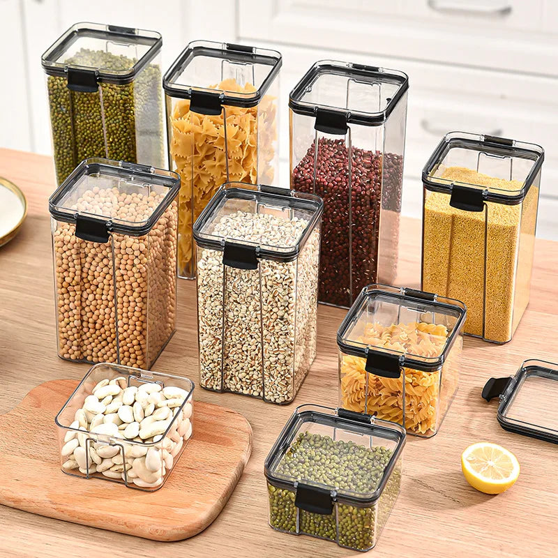 Large Capacity Sealed Food Storage Jars – Keep Food Fresh