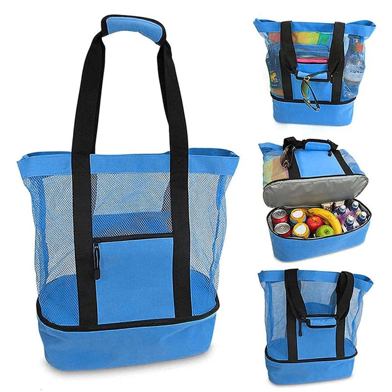 Insulated Picnic Beach Bag – Large Waterproof Tote for Women