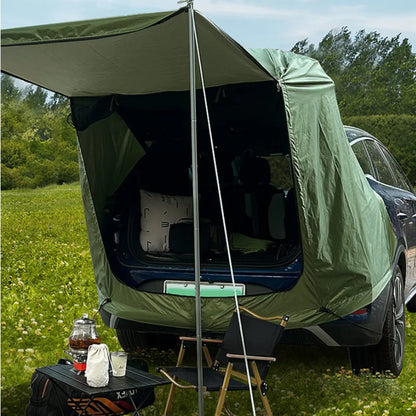 Car Rear Tent Waterproof Shelter for Camping Trips