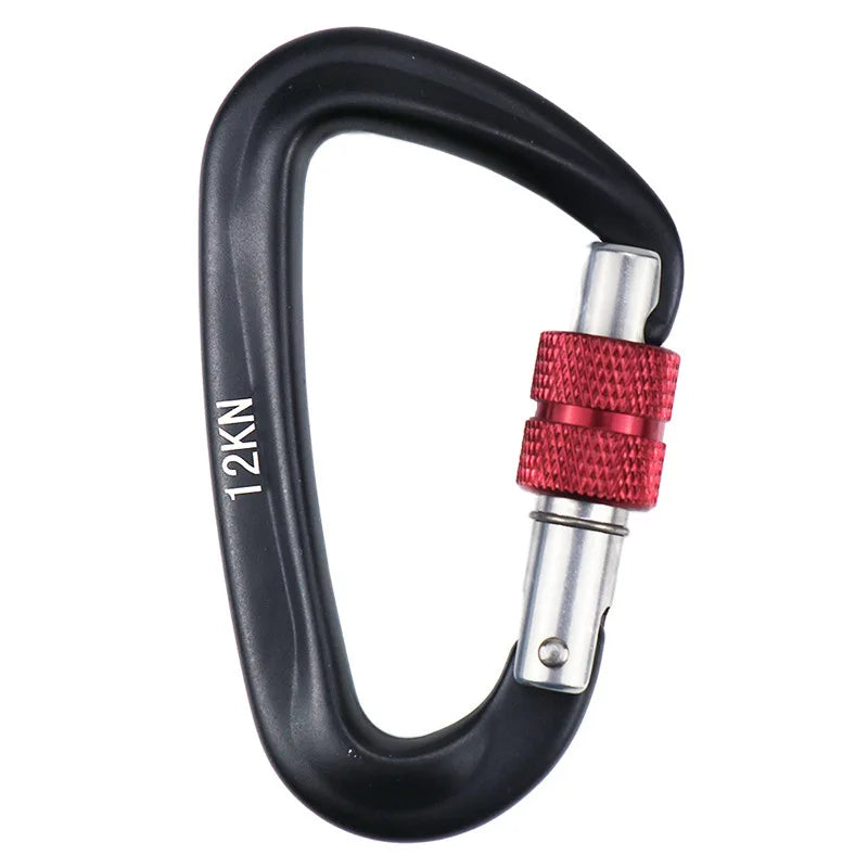 using a carabiner to rappel - KentDO