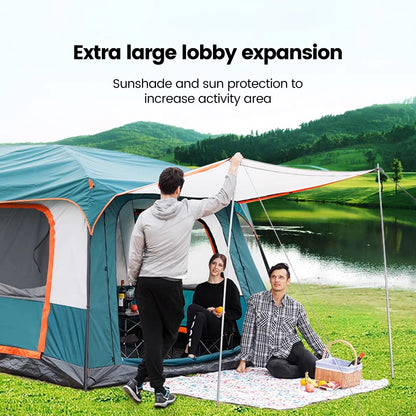 4 Season Family Camping Tent Large Waterproof Shelter