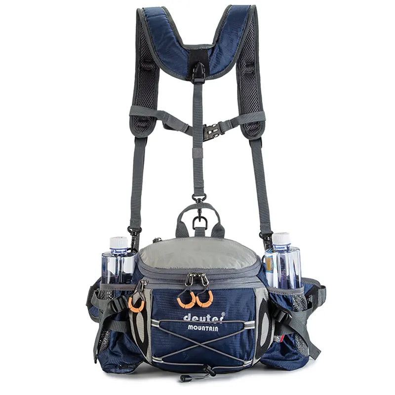 Running Waist Bag with Water Bottle Holder for Outdoors
