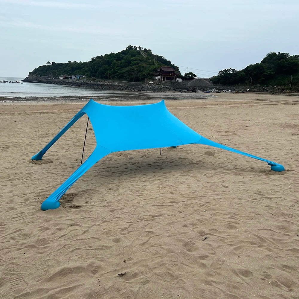 Beach Sun Shelter Tent UPF50+ Windproof Portable