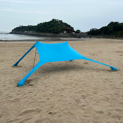 Beach Sun Shelter Tent UPF50+ Windproof Portable