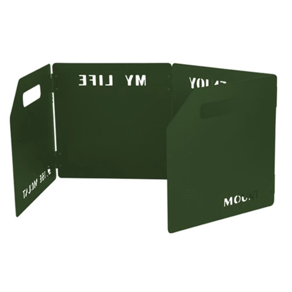 Camping Stove Windscreen – Foldable Windproof Shield