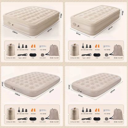 Inflatable Air Mattress Portable Comfort for Camping