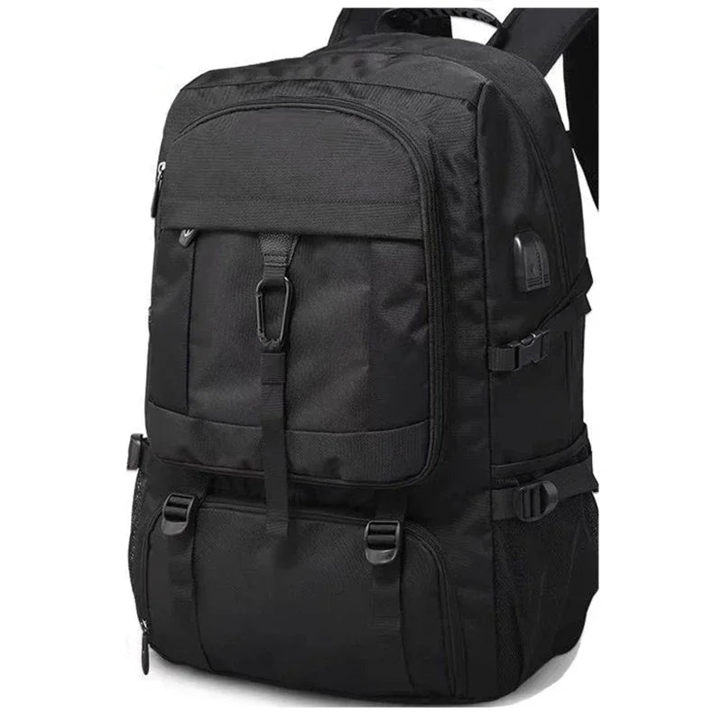 50L/80L Travel Backpack with Shoe Compartment – Waterproof & Durable