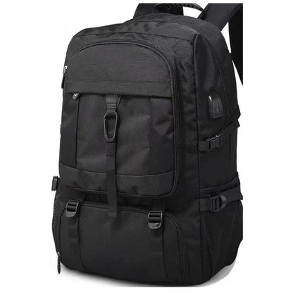 50L/80L Travel Backpack with Shoe Compartment – Waterproof & Durable