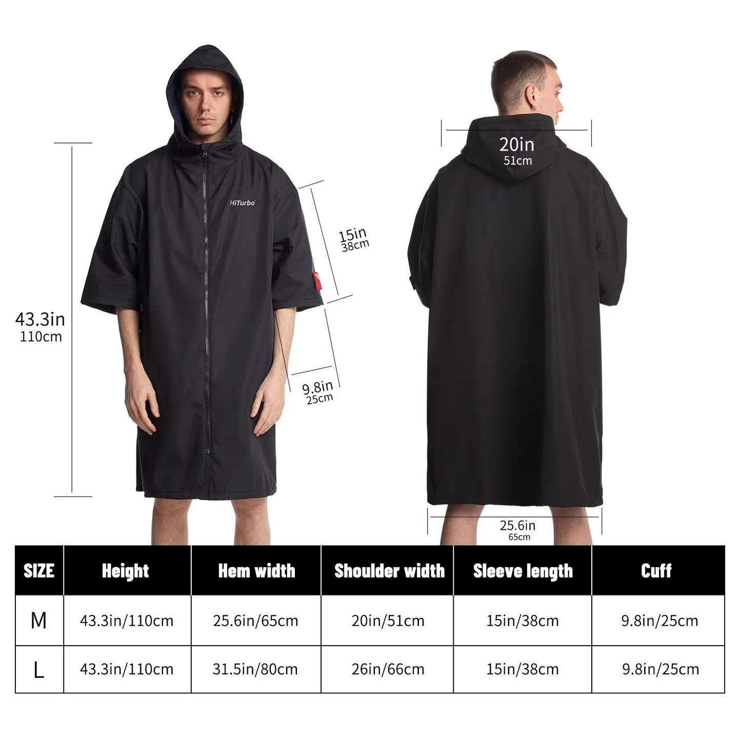 Waterproof Changing Poncho for Swimming & Outdoor Warmth