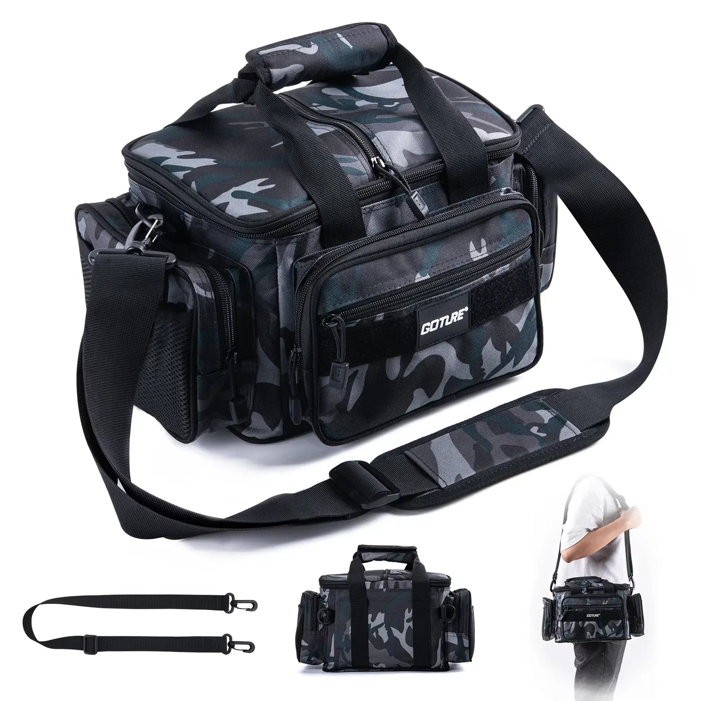 Fishing Tackle Storage Bag – Waterproof Large Capacity