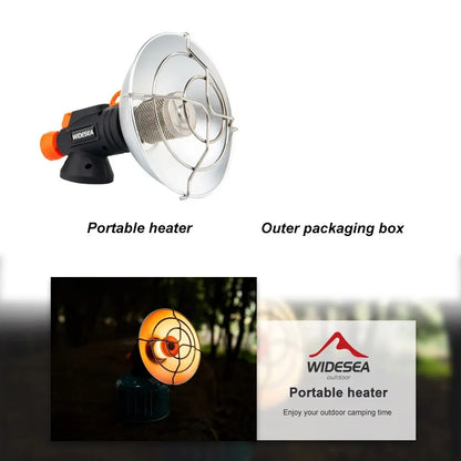 Widesea Portable Camping Heater – Stainless Steel Burner