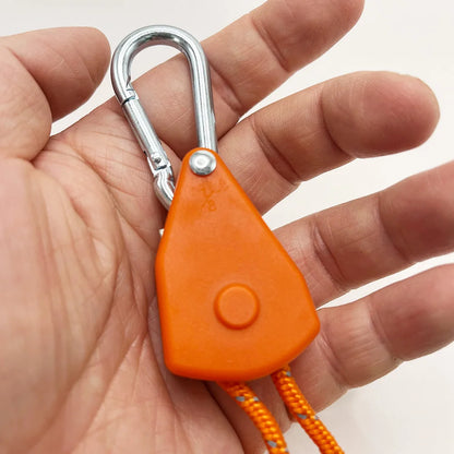 Adjustable Camping Rope Pulley – Secure Tent Setup
