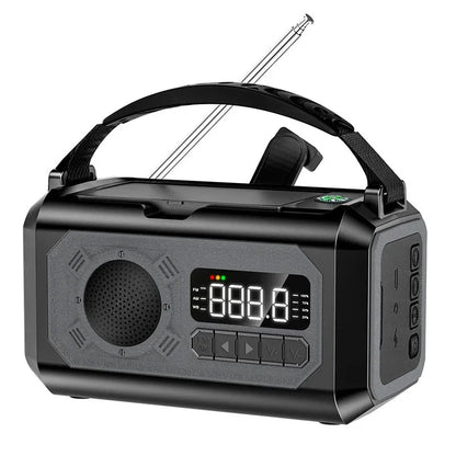 12000mAh Solar Hand Crank Emergency Weather Radio