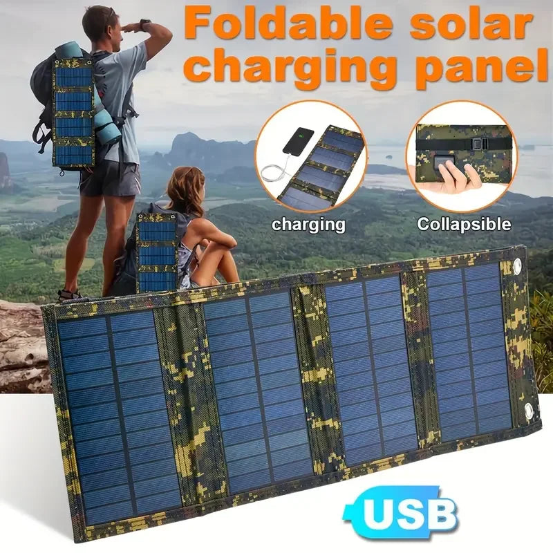 Portable Foldable Solar Panel for Fast Outdoor Charging