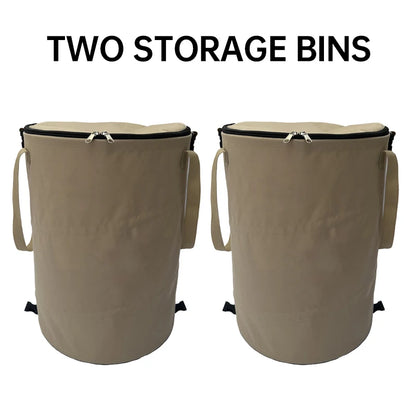 Foldable Outdoor Camping Trash Can – Large Storage Box