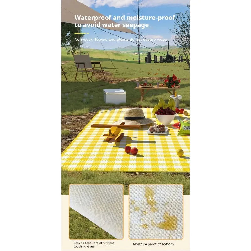Waterproof Folding Beach Mat – Portable & Lightweight