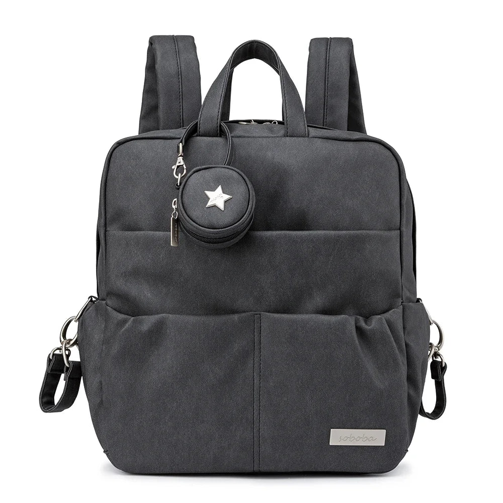 Waterproof Diaper Backpack with Large Capacity Storage