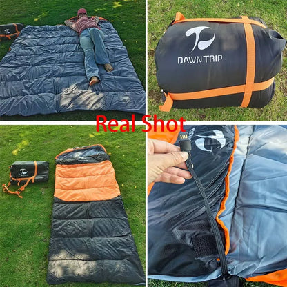 Heated Sleeping Bag USB Warm Winter Camping Comfort