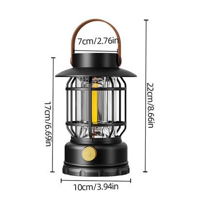 2-in-1 Solar USB Camping Lantern Ultra-Bright LED Light