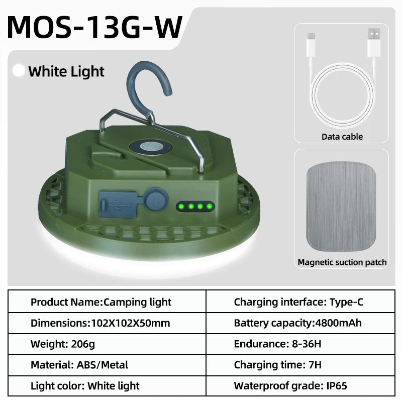 MOSLIGHTING Camping Light Rechargeable LED Lantern