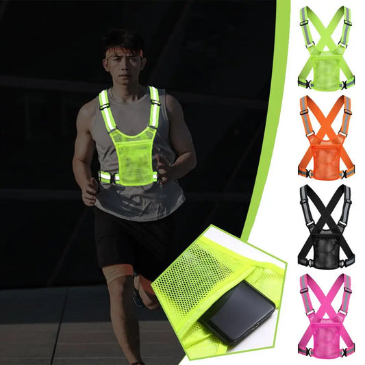 Reflective Safety Vest – High Visibility & Adjustable Fit