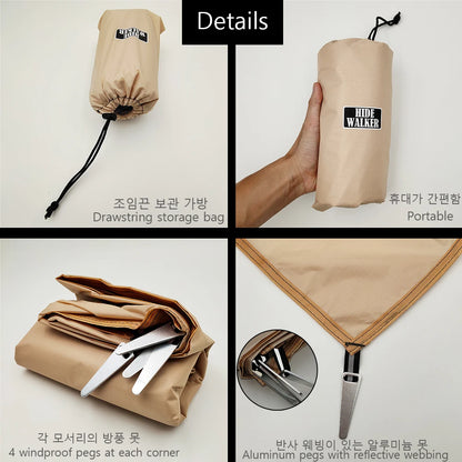 Waterproof Tent Footprint – Ultralight Camping Ground Sheet