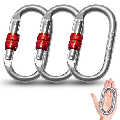 Heavy Duty Carabiner 25kN – Secure Outdoor Clip