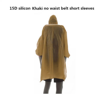 Ultralight Rain Poncho Tarp for Hiking & Camping