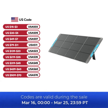 200W Portable Solar Panel for Fast Outdoor Charging