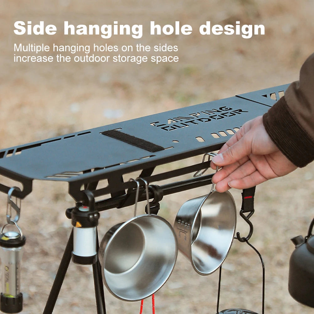 Camping Hanging Rack Foldable Cookware Organizer