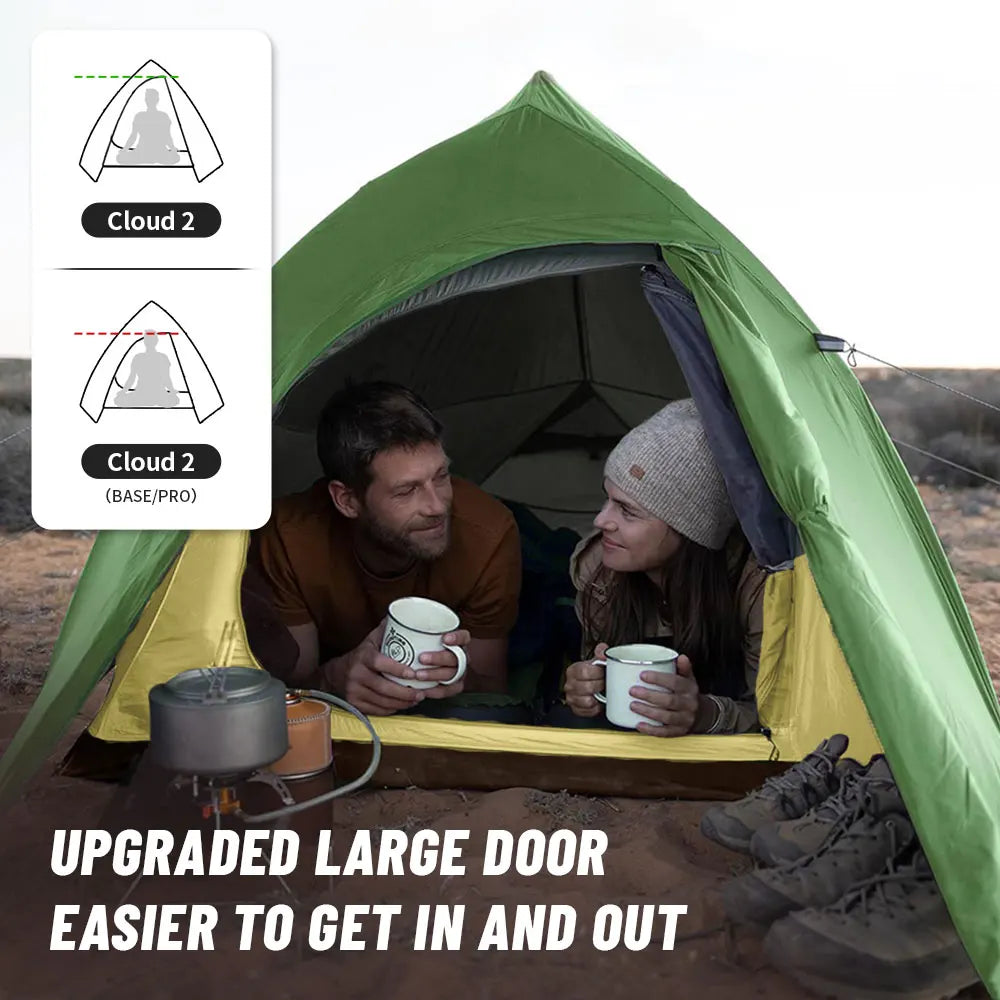 Ultralight Camping Tent Waterproof 2 Person Hiking Shelter
