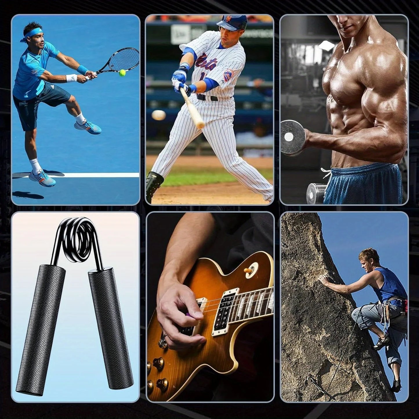 Metal Hand Grip Strength Trainer for Stronger Hands