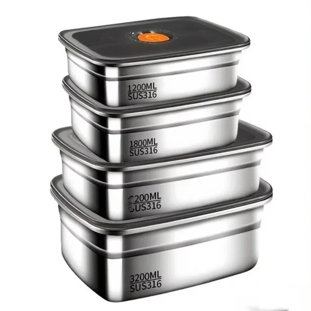 Stainless Steel Camping Lunch Box Leakproof & Durable